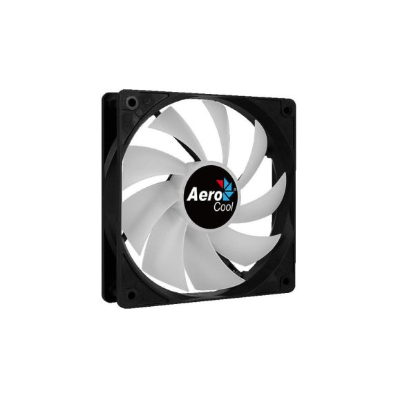 Aerocool Frost 12 PWM házhűtő ventilátor, FRGB, 120 mm, fekete