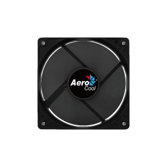 AeroCool Force 12 PWM 120mm ventilátor, PWM 4pin, 1500RPM, fekete
