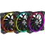 Alpenföhn Wing Boost 3 RGB házhűtő ventilátor szett, ARGB, PWM, 3 db, dupla fénygyűrű, fekete