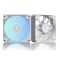 APNX FP1-R 120 ventilátor, PWM, ARGB, fordított légáramlás, fehér