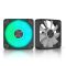 APNX FP1-Q ventilátor, 120mm, PWM, ARGB, csendes működés, fekete
