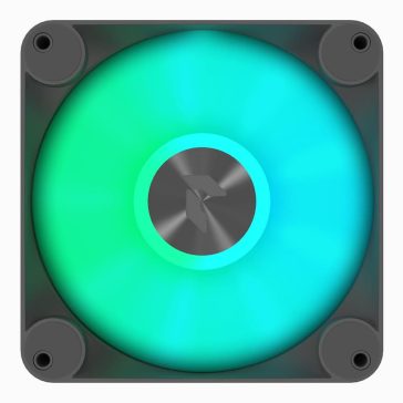   APNX FP1-Q ventilátor, 120mm, PWM, ARGB, csendes működés, fekete