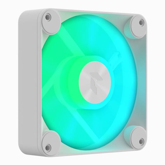 APNX FP1-Q ventilátor, 120mm, PWM, ARGB, csendes működés, fehér