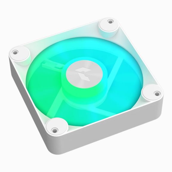 APNX FP1-Q ventilátor, 120mm, PWM, ARGB, csendes működés, fehér