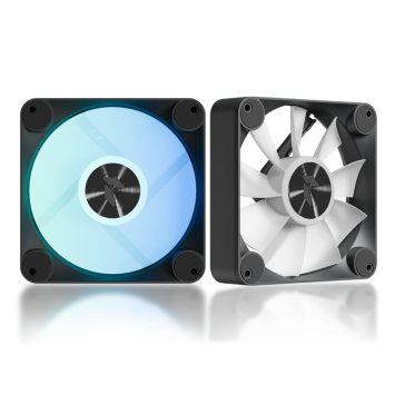   APNX FP1-RQ 120 ventilátor, PWM, ARGB, fordított légáramlás, fekete