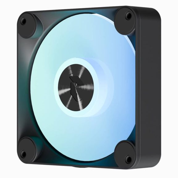 APNX FP1-RQ 120 ventilátor, PWM, ARGB, fordított légáramlás, fekete