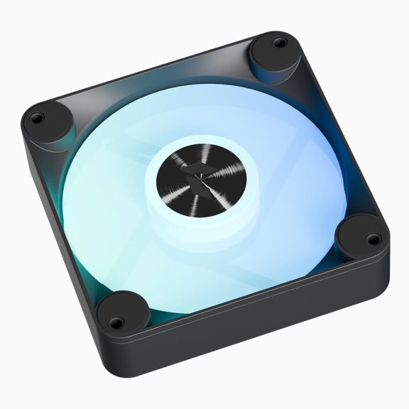 APNX FP1-RQ 120 ventilátor, PWM, ARGB, fordított légáramlás, fekete