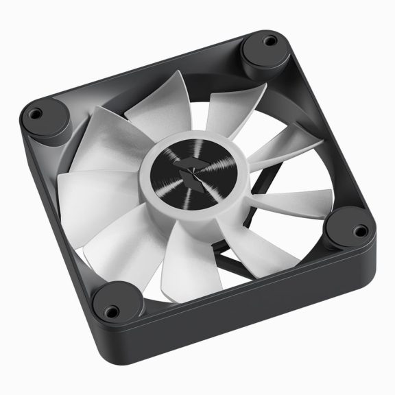 APNX FP1-RQ 120 ventilátor, PWM, ARGB, fordított légáramlás, fekete