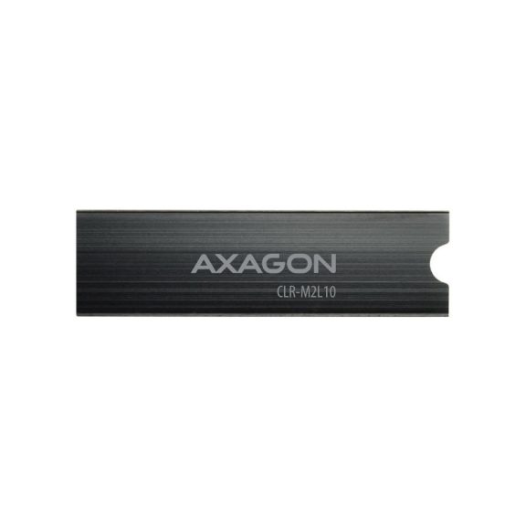 SSD hűtő Axagon M.2 2280 NVMe 10mm hűtőborda fekete