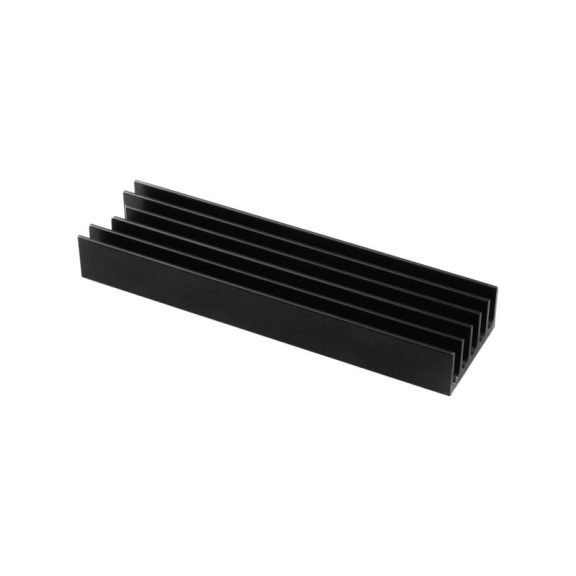 SSD hűtő Axagon M.2 2280 NVMe 10mm hűtőborda fekete