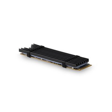 SSD hűtő Axagon M.2 2280 NVMe 3mm hűtőborda fekete