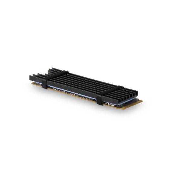 SSD hűtő Axagon M.2 2280 NVMe 3mm hűtőborda fekete