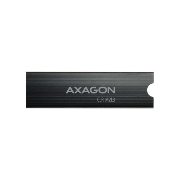 SSD hűtő Axagon M.2 2280 NVMe 3mm hűtőborda fekete