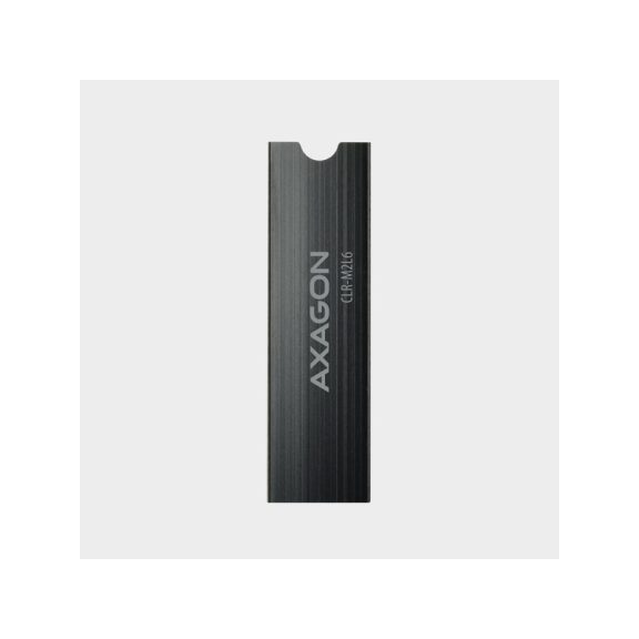 SSD hűtő Axagon M.2 2280 NVMe, M.2 SATA 6mm hűtőborda fekete