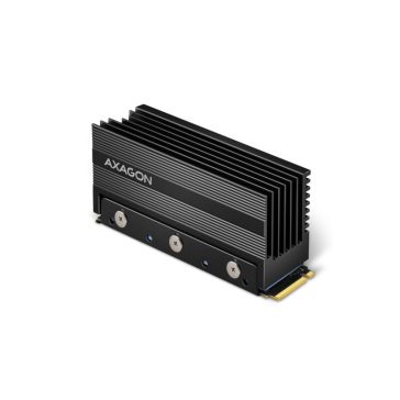 SSD hűtő Axagon CLR-M2XL M.2 NVMe, 36mm magasság , fekete