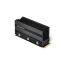 SSD hűtő Axagon CLR-M2XL M.2 NVMe, 36mm magasság , fekete