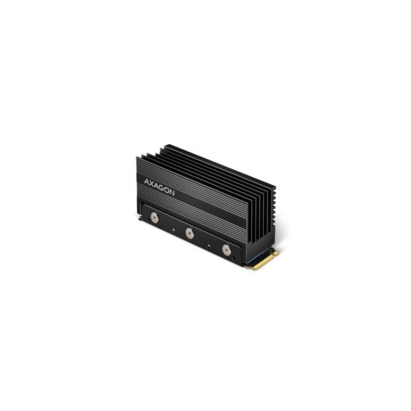 SSD hűtő Axagon CLR-M2XL M.2 NVMe, 36mm magasság , fekete