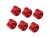 EK Water Blocks EK-Quantum Torque Compression Ring, 6er-Pack, STC 16 - rot