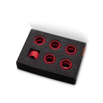   EK Water Blocks EK-Quantum Torque Compression Ring, 6er-Pack, STC 16 - rot