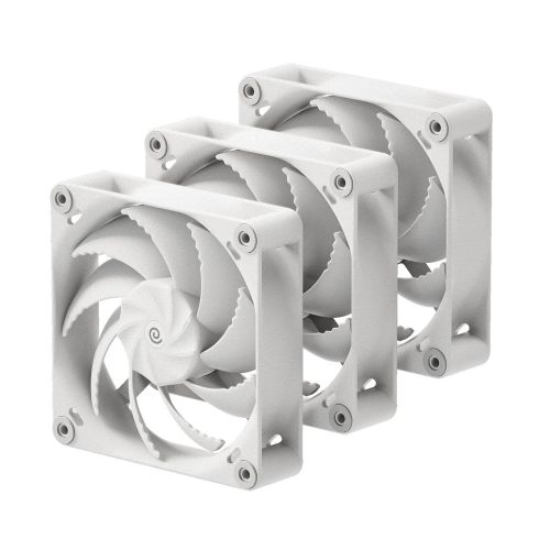 HAVN H12 Performance 120mm ventilátor szett, 3 darabos, 30mm vastag, fehér