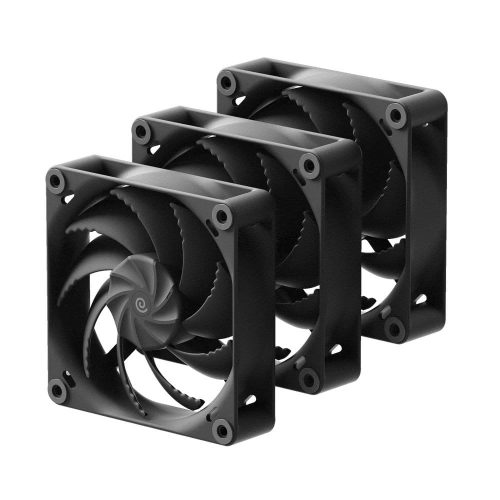HAVN H12 Performance 120mm ventilátor szett, 3 darabos, 30mm vastag, fekete