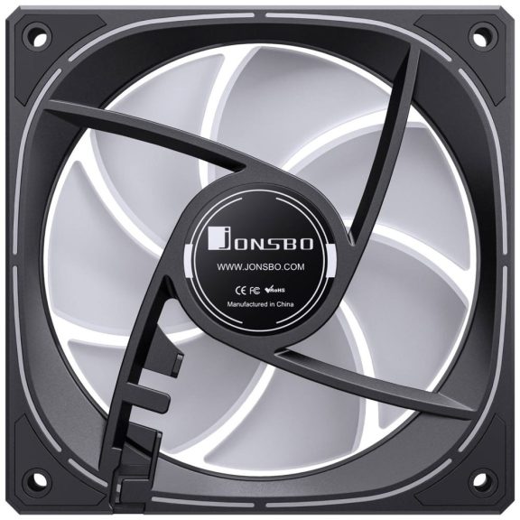 Jonsbo FR-505 ventilátor, 120mm, PWM, ARGB, Infinity Mirror effekt, fekete