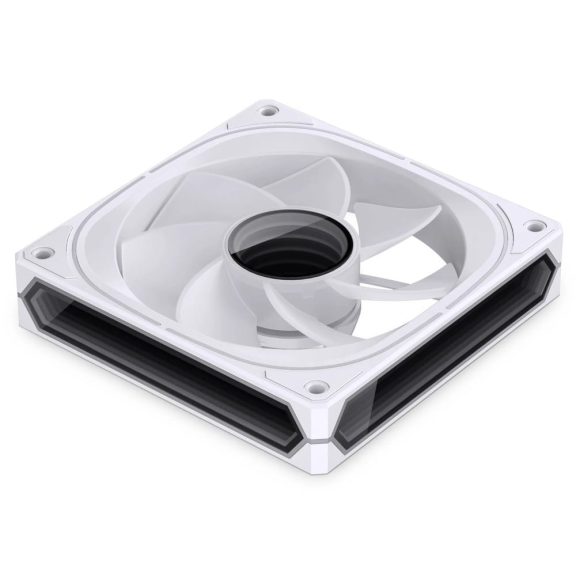 Jonsbo FR-505 ventilátor, 120mm, fordított légáramlás, PWM, ARGB, Infinity Mirror effekt, fehér