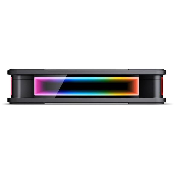Jonsbo FR-606BR ventilátor, fordított légáramlás, PWM, ARGB, fekete