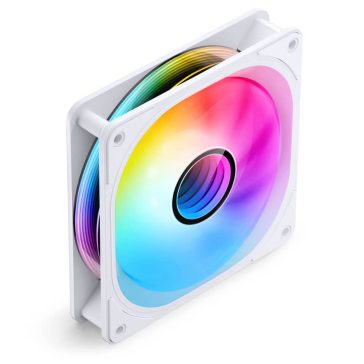   Jonsbo FR-606WR ventilátor, fordított légáramlás, PWM, ARGB, fehér