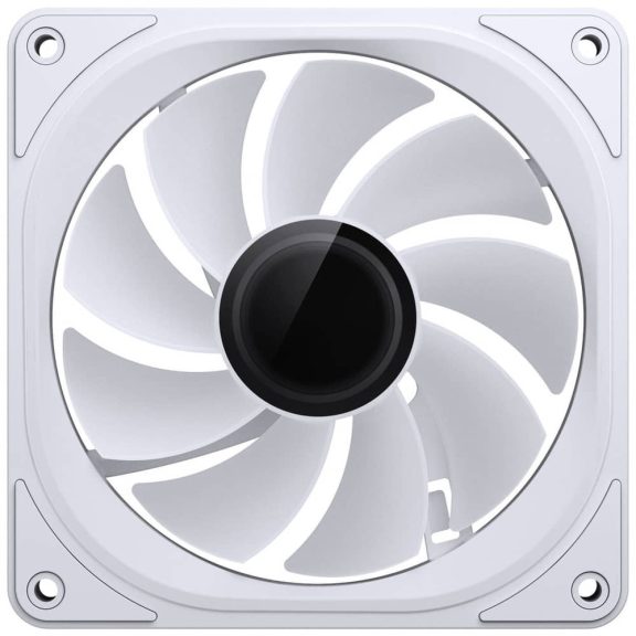 Jonsbo FR-606WR ventilátor, fordított légáramlás, PWM, ARGB, fehér