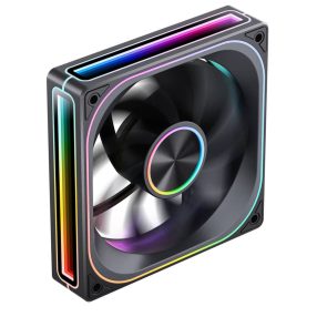   Jonsbo ZA-120BR ventilátor, 120mm, fordított légáramlás, PWM, ARGB, fekete