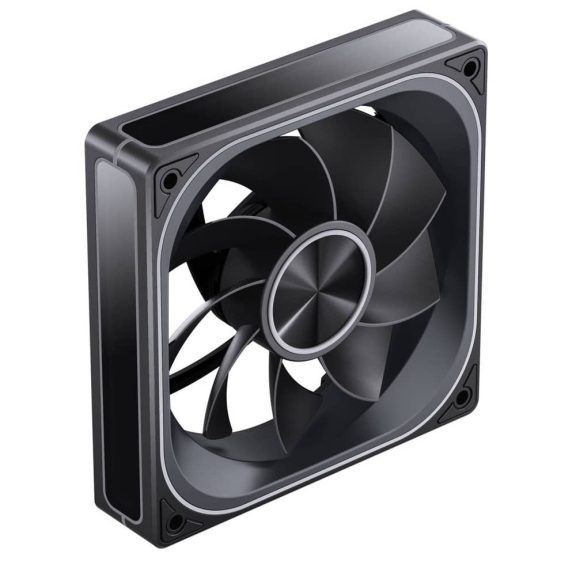 Jonsbo ZA-120BR ventilátor, 120mm, fordított légáramlás, PWM, ARGB, fekete