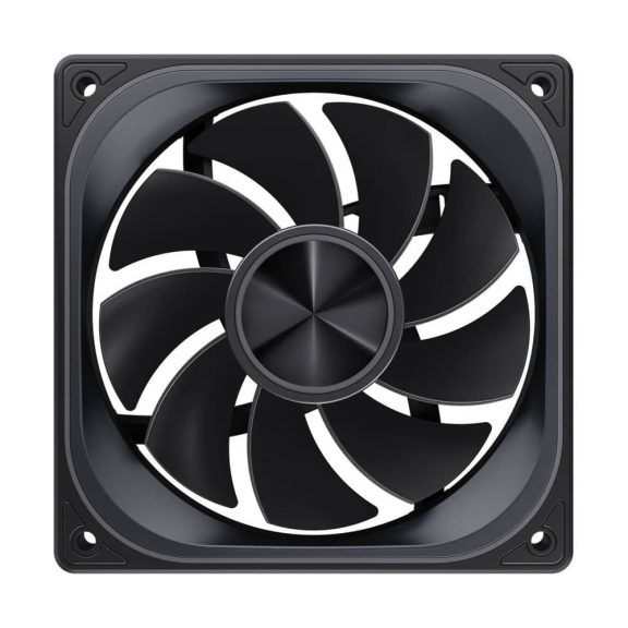 Jonsbo ZA-120BR ventilátor, 120mm, fordított légáramlás, PWM, ARGB, fekete