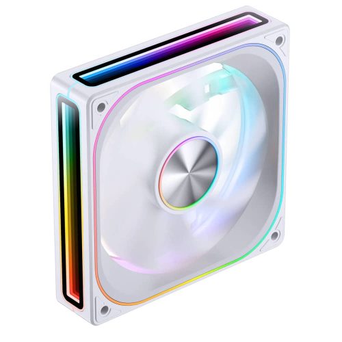 Jonsbo ZA-120W ventilátor, 120mm, PWM, ARGB, fehér