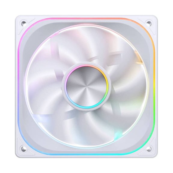 Jonsbo ZA-120W ventilátor, 120mm, PWM, ARGB, fehér