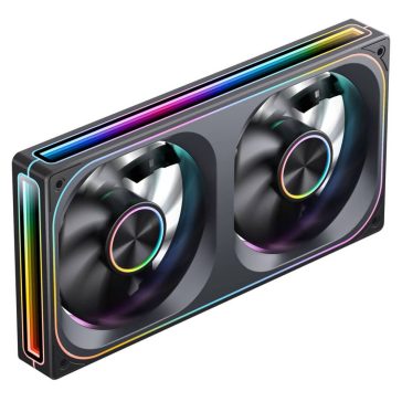   Jonsbo ZA-240 ventilátor, 240mm, PWM, ARGB, infinity mirror effekt, fekete
