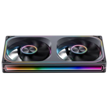   Jonsbo ZA-240 ventilátor, 240mm, PWM, ARGB, infinity mirror effekt, fekete