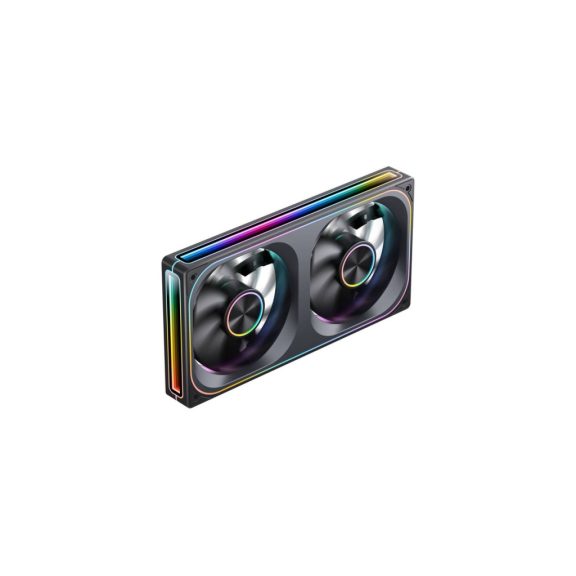 Jonsbo ZA-240 ventilátor, 240mm, PWM, ARGB, infinity mirror effekt, fekete