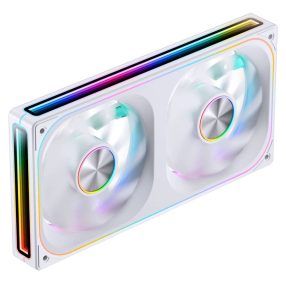   Jonsbo ZA-240 ventilátor, 240mm, PWM, ARGB, infinity mirror effekt, fehér
