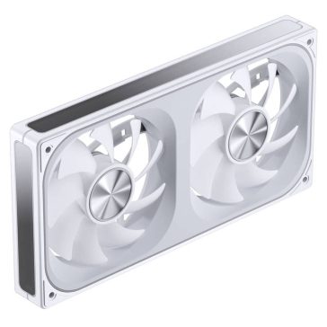   Jonsbo ZA-240 ventilátor, 240mm, PWM, ARGB, infinity mirror effekt, fehér