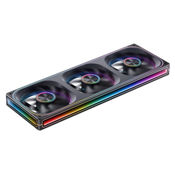 Jonsbo ZA-360 házventilátor, 360mm, PWM, ARGB, fekete
