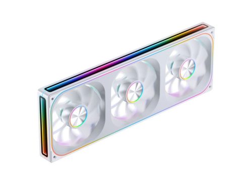 Ventilátor Jonsbo ZA-360 ventilátor, fordított légáramlás, PWM, ARGB - 360mm, fehér