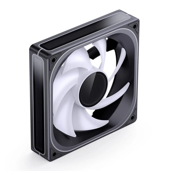 Jonsbo ZB-120B 120mm ARGB PWM ventilátor, 2400RPM, alumínium keret, fekete
