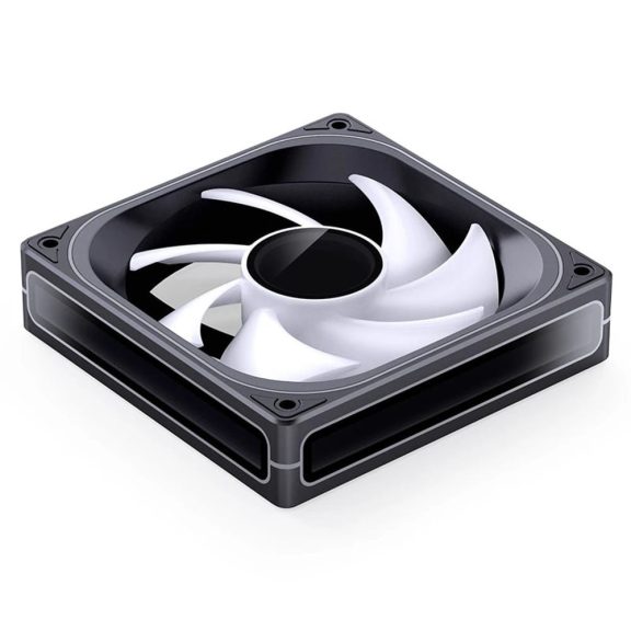 Jonsbo ZB-120B 120mm ARGB PWM ventilátor, 2400RPM, alumínium keret, fekete