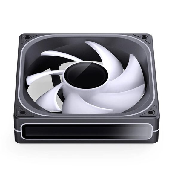 Jonsbo ZB-120B 120mm ARGB PWM ventilátor, 2400RPM, alumínium keret, fekete