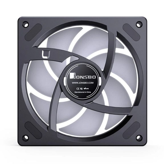 Jonsbo ZB-120B 120mm ARGB PWM ventilátor, 2400RPM, alumínium keret, fekete