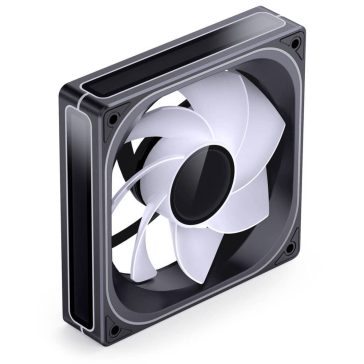   Jonsbo ZB-120BR 120mm ARGB PWM ventilátor, fordított lapátos, alumínium keret, fekete