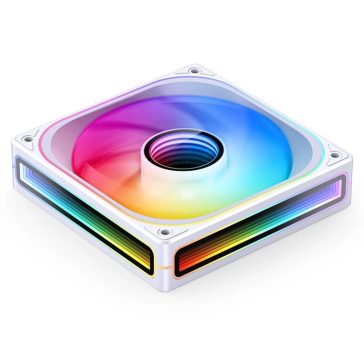   Jonsbo ZB-120W 120mm ARGB PWM ventilátor, 2400RPM, alumínium keret, fehér
