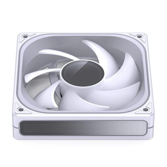 Jonsbo ZB-120W 120mm ARGB PWM ventilátor, 2400RPM, alumínium keret, fehér
