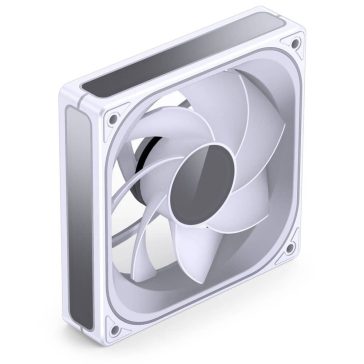   Jonsbo ZB-120WR 120mm ARGB PWM ventilátor, fordított lapátos, alumínium keret, fehér